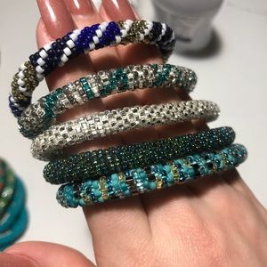 Lilly and Laura Bracelets (set of 5)